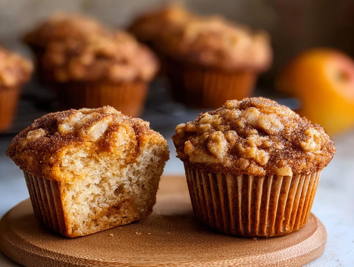 Apple Cinnamon Greek Yogurt Muffins - Apple Cinnamon Greek Yogurt - additional detail