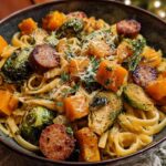 Autumn Sausage Pasta Squash