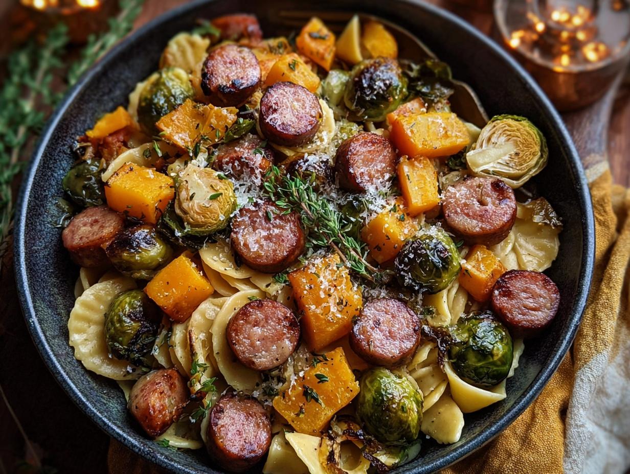 Autumn Sausage Pasta Squash: 1 Cozy Fall Meal - Autumn Sausage Pasta Squash - additional detail