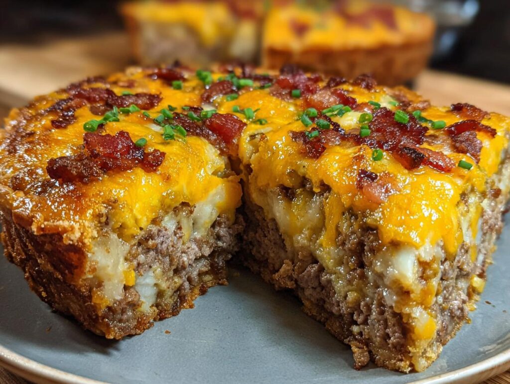 Bacon Cheeseburger Pie Dinner