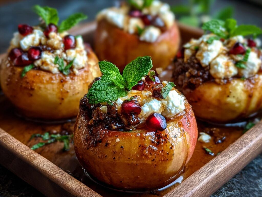 Baked Apples Feta Honey