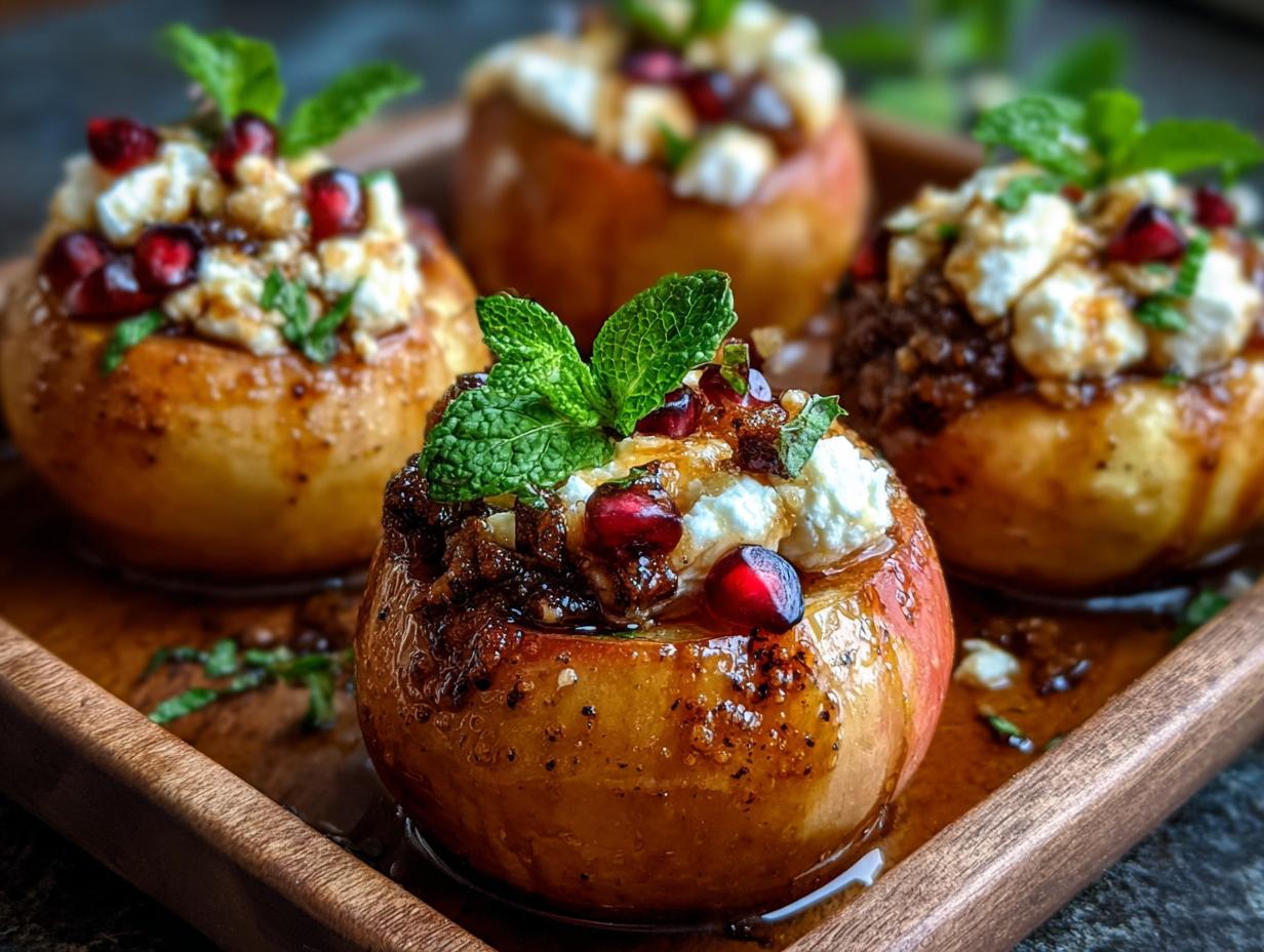 Baked Apples Feta Honey