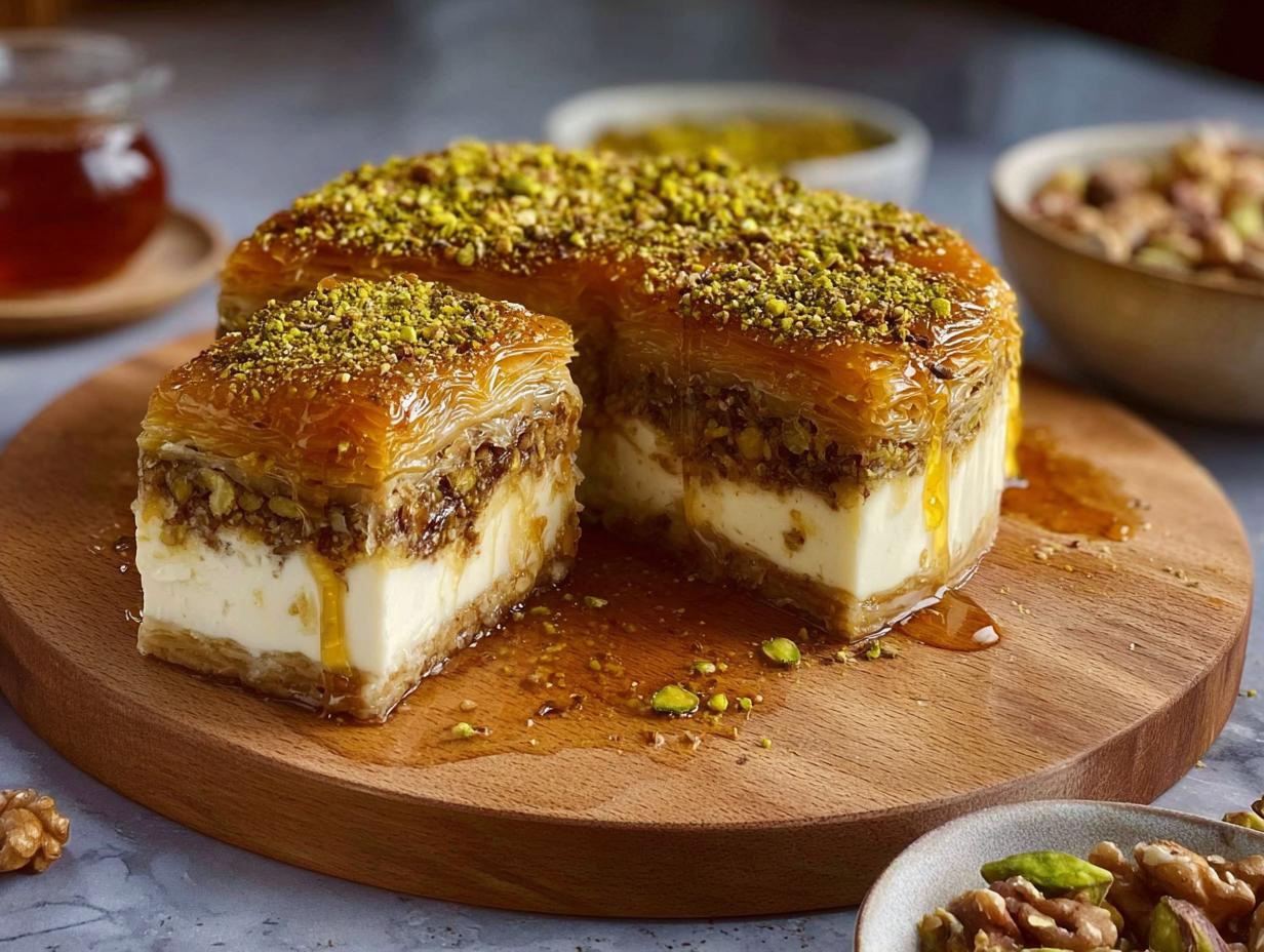 Amazing Baklava Cheesecake: 1 Stunning Recipe - Baklava Cheesecake - additional detail