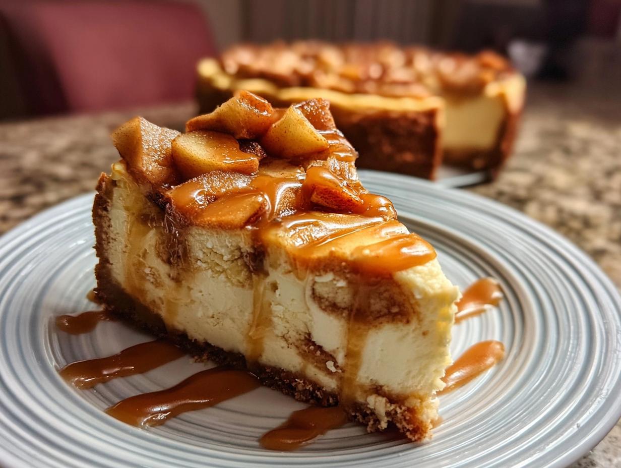 Caramel Apple Cheesecake