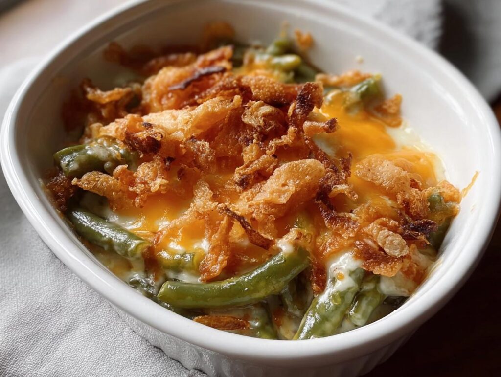Cheesy Green Bean Casserole