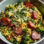 Chicken Sausage Broccoli Orzo