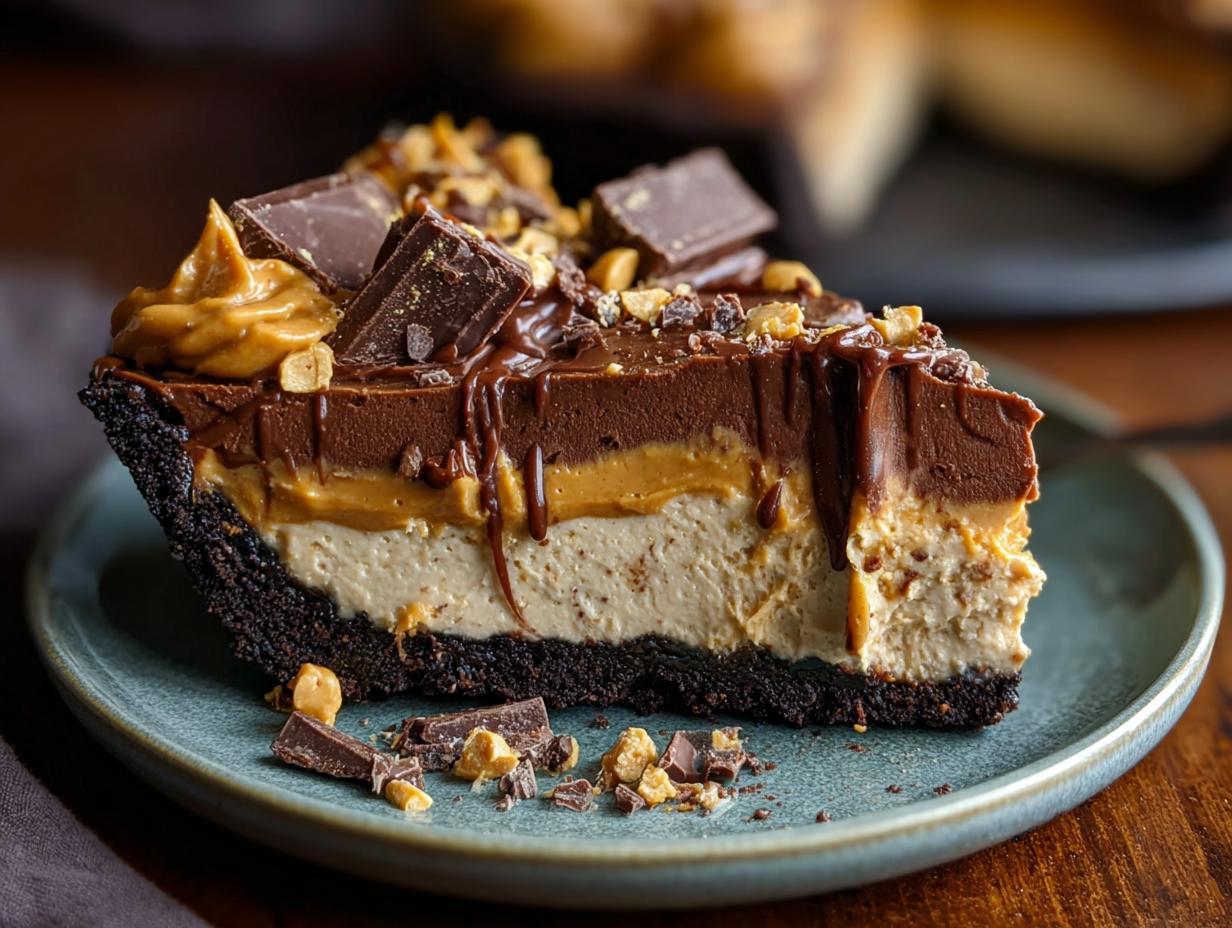 Ultimate Chocolate Peanut Butter Pie Perfection - Chocolate Peanut Butter Pie - additional detail