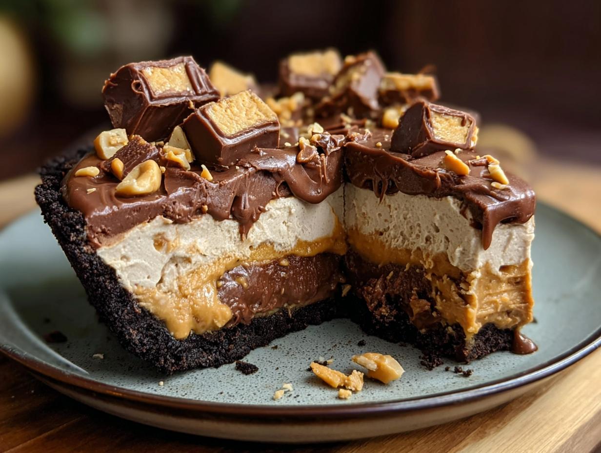 Ultimate Chocolate Peanut Butter Pie Perfection - Chocolate Peanut Butter Pie - additional detail