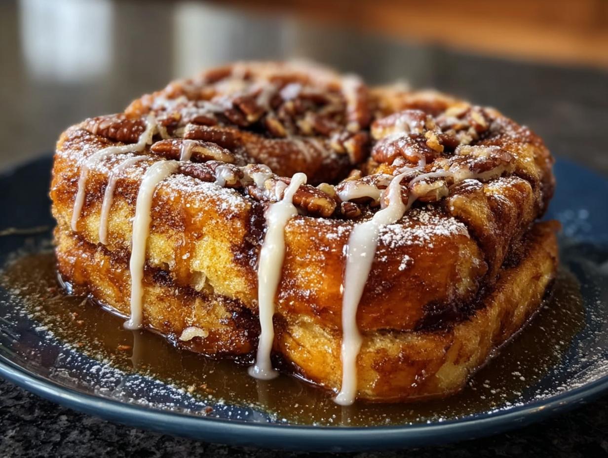 Heavenly Cinnamon Roll French Toast in 25 Mins - Cinnamon Roll French Toast - main visual representation