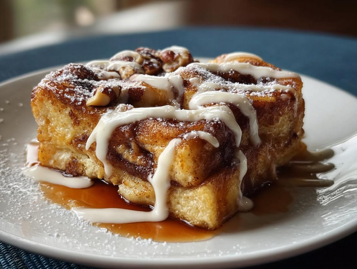 Heavenly Cinnamon Roll French Toast in 25 Mins - Cinnamon Roll French Toast - additional detail