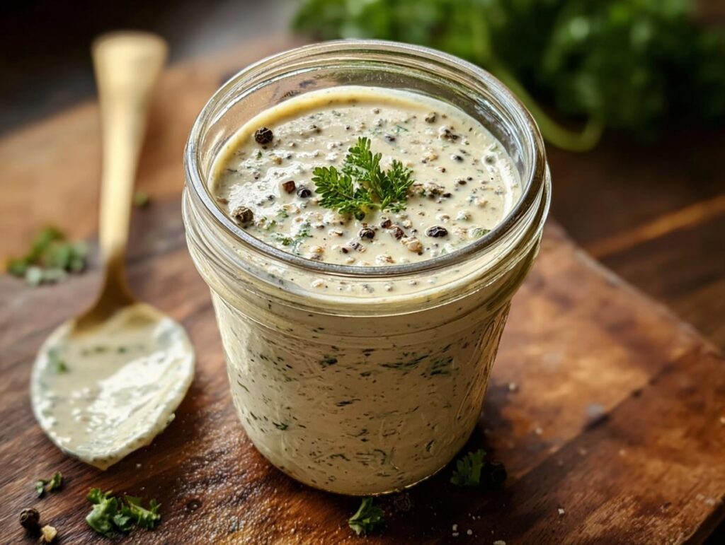 Creamy Parmesan Peppercorn Dressing