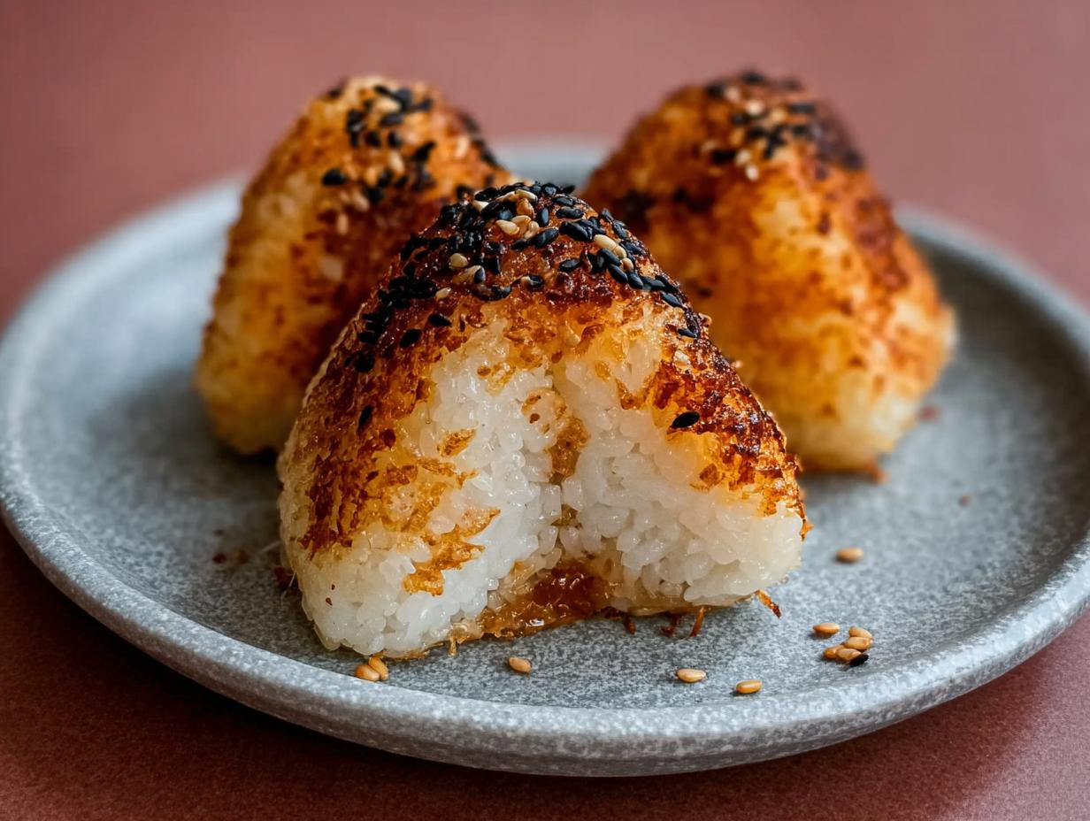 Crispy Yaki Onigiri