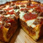 Deep Hamburger Sausage Pepperoni