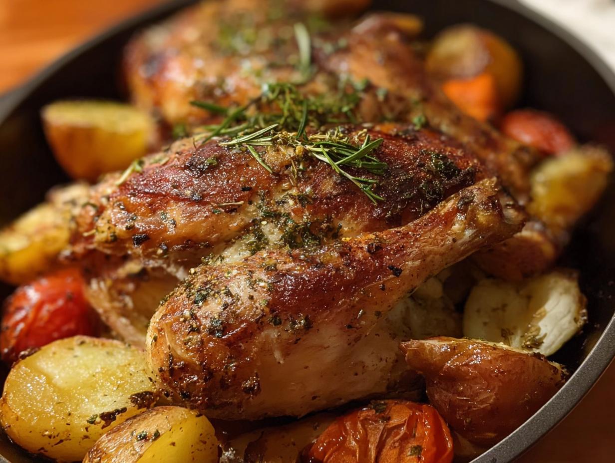 Herb Dutch Oven Turkey: Amazing 1st Try - Herb Dutch Oven Turkey - additional detail