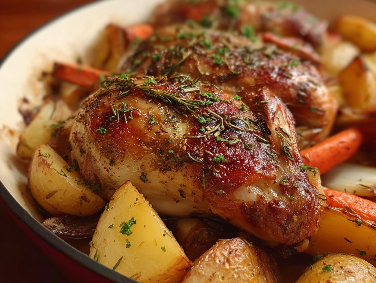 Herb Dutch Oven Turkey: Amazing 1st Try - Herb Dutch Oven Turkey - additional detail