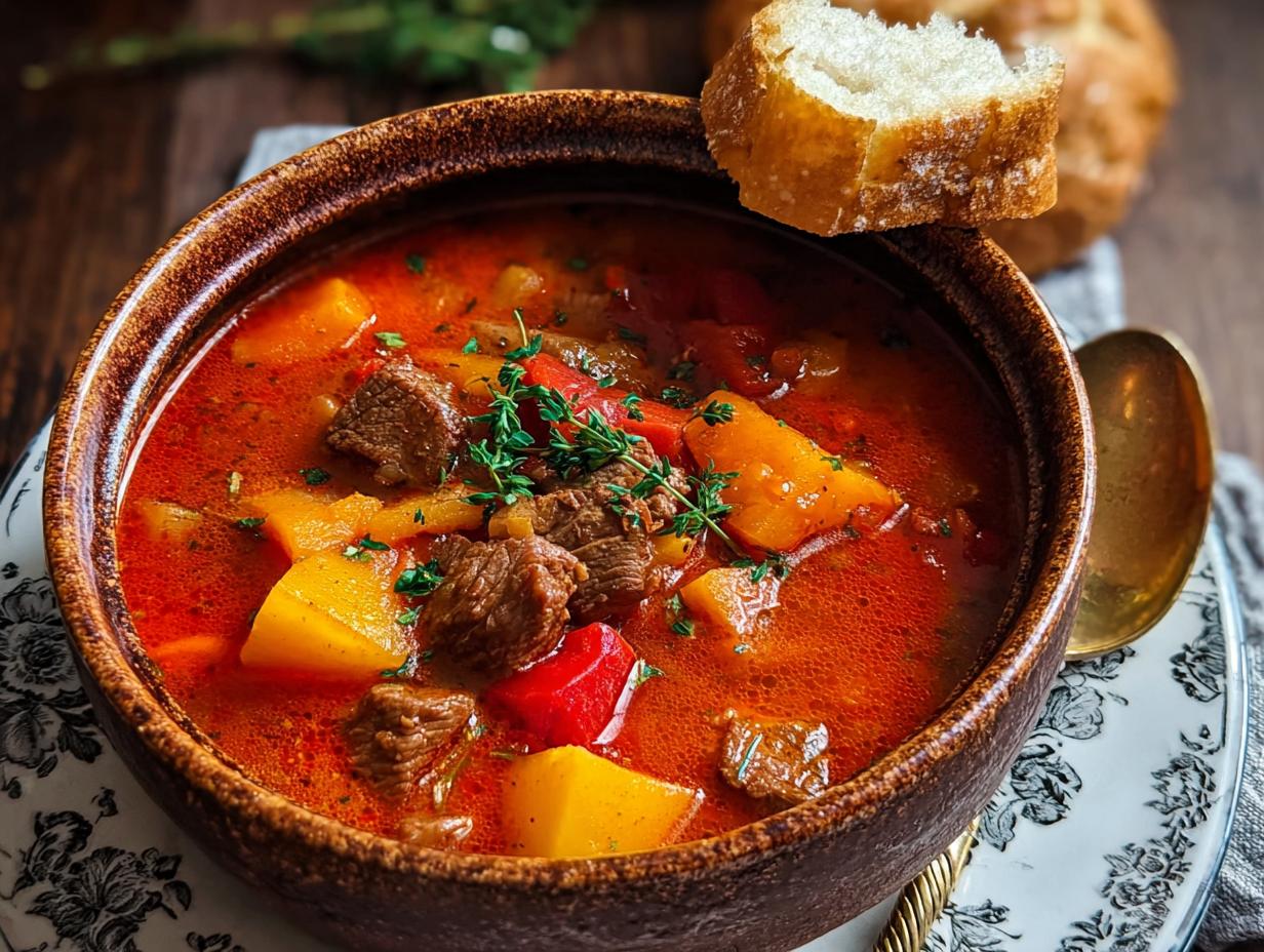 Authentic Hungarian Goulash: 2-Hour Comfort - Hungarian Goulash Beef Stew - main visual representation