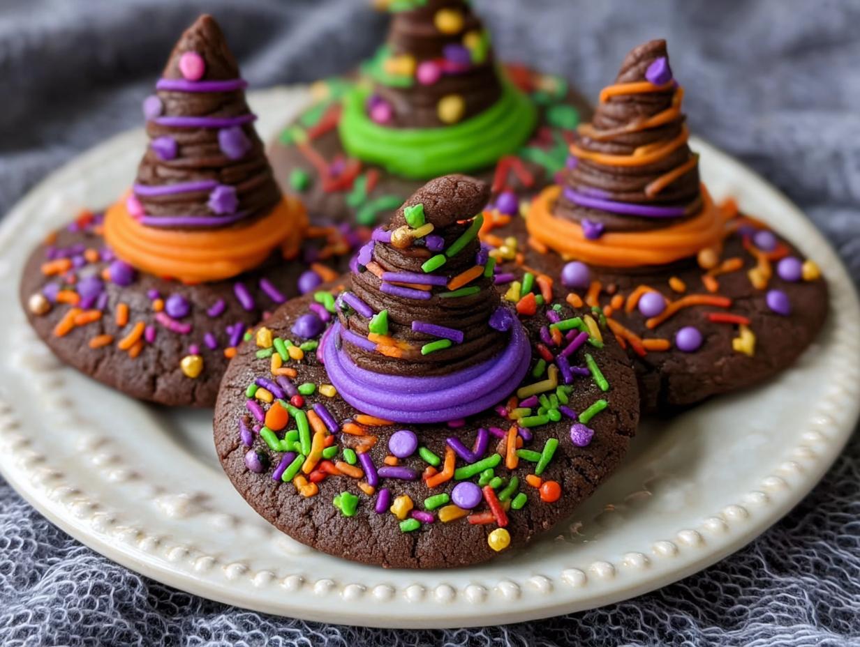 Irresistible Witch Hat Cookies
