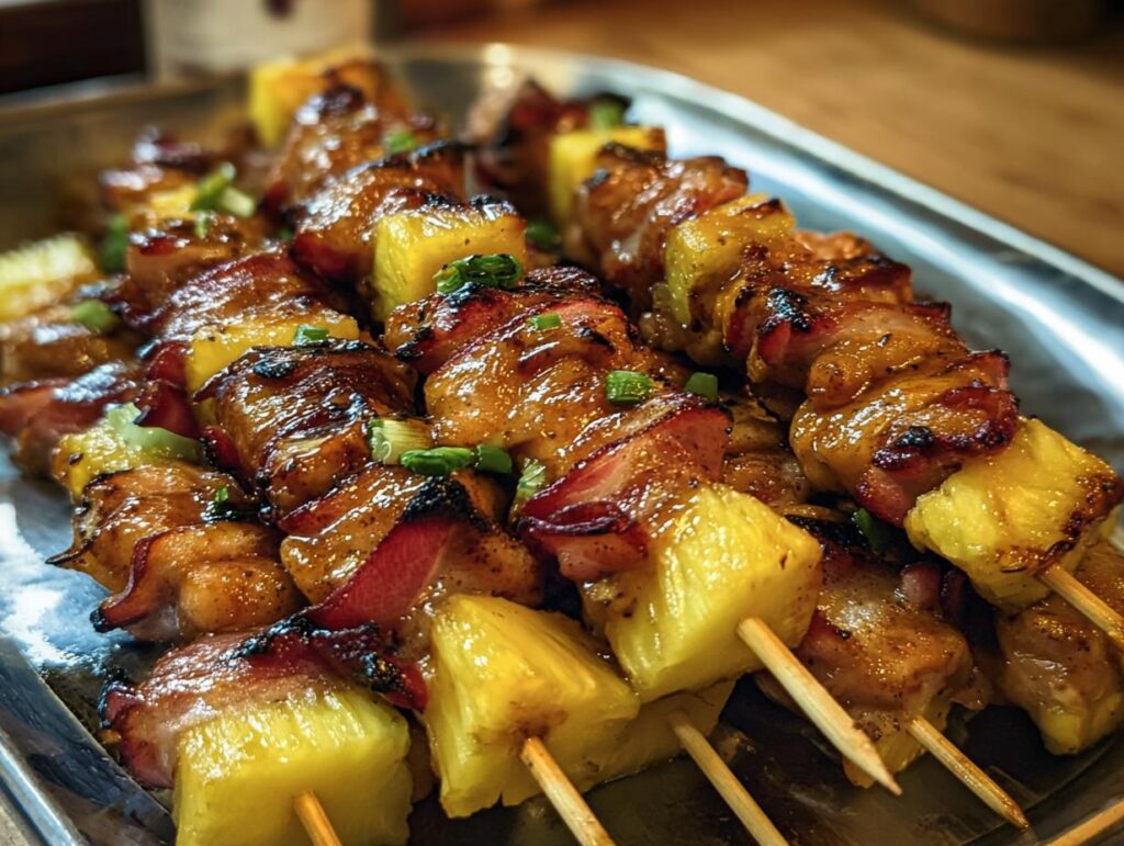 Juicy Teriyaki Chicken Skewers