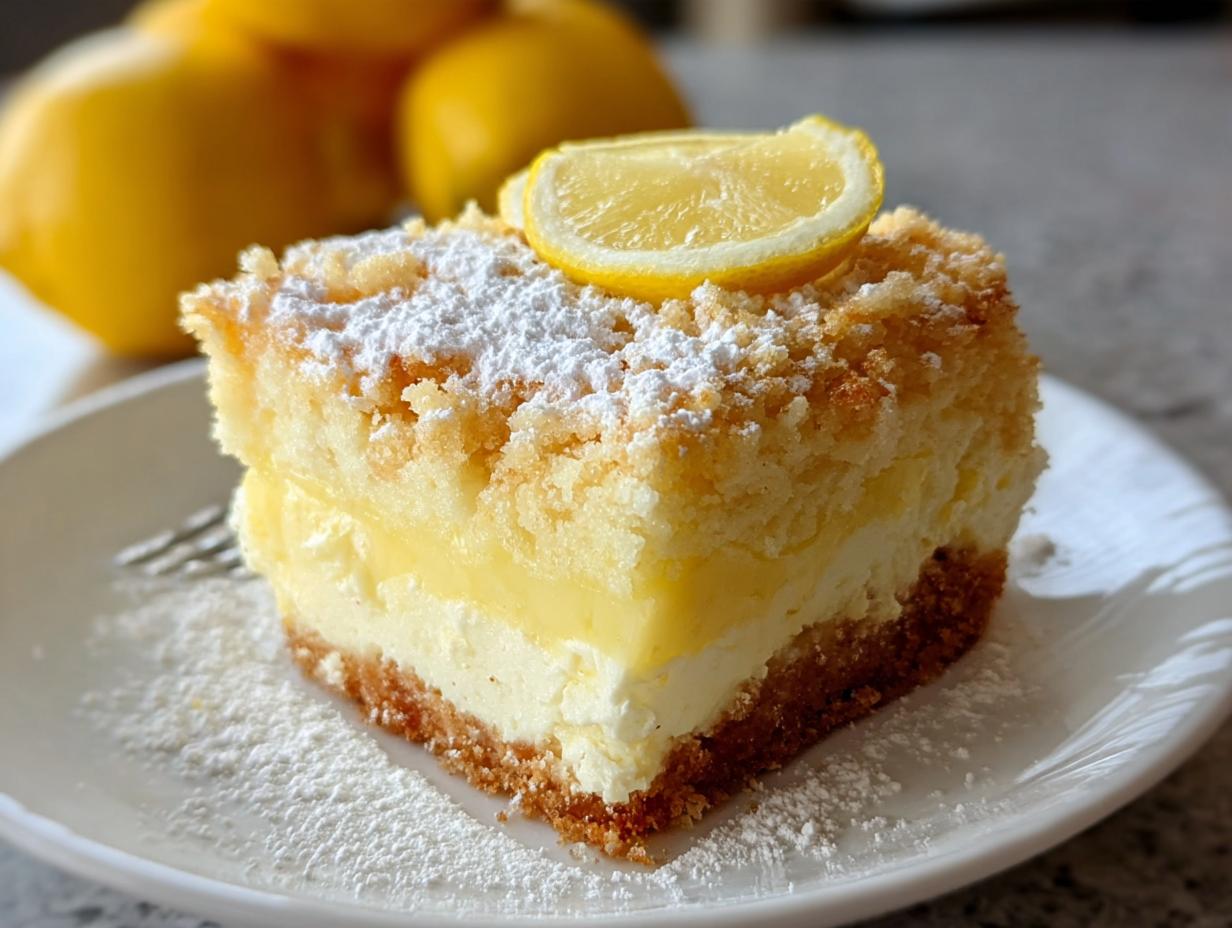 Lemon Cream Cheese Dump