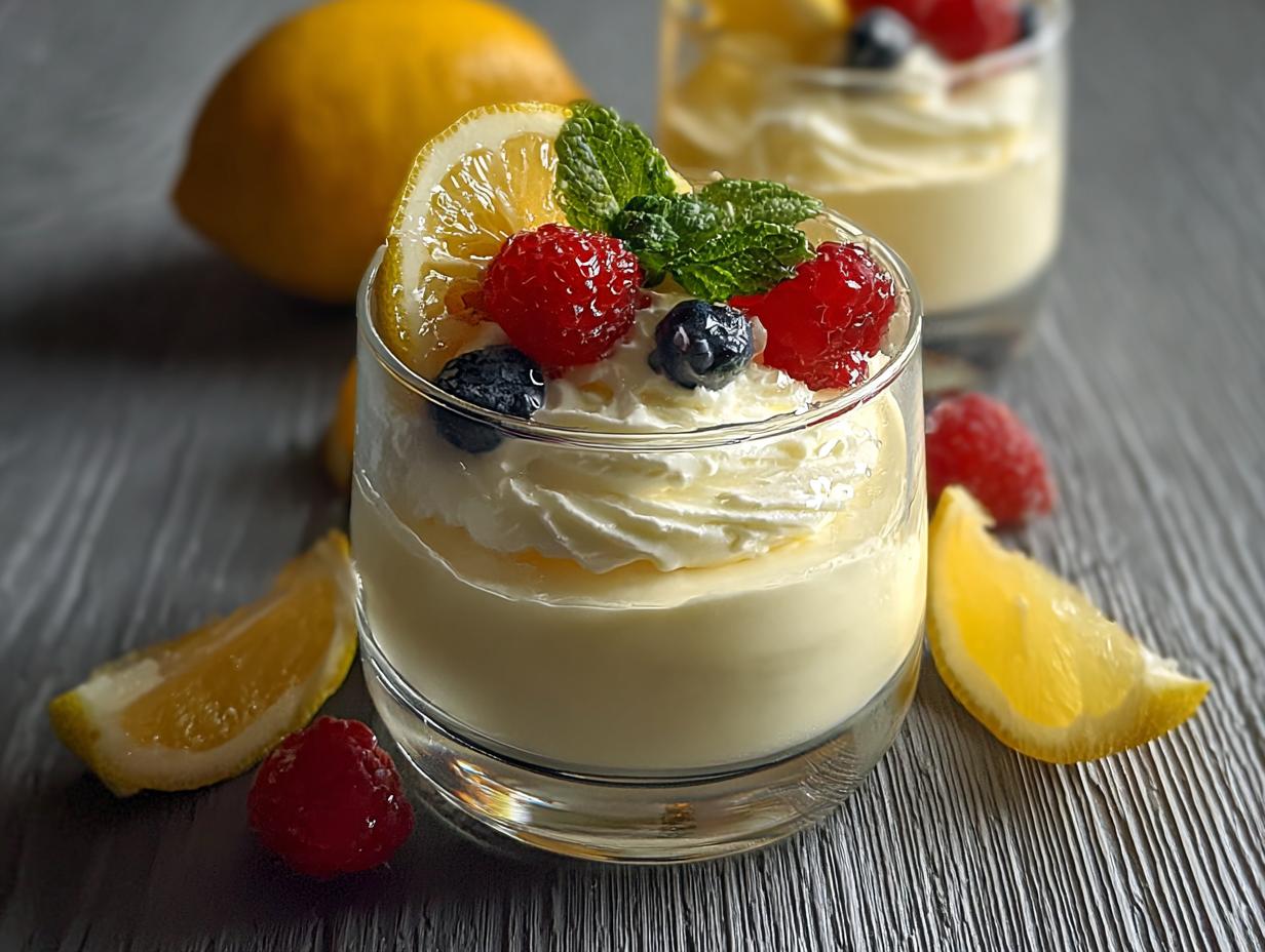 Lemon Mascarpone Mousse: Divine 2-Hour Treat - Lemon Mascarpone Mousse - additional detail