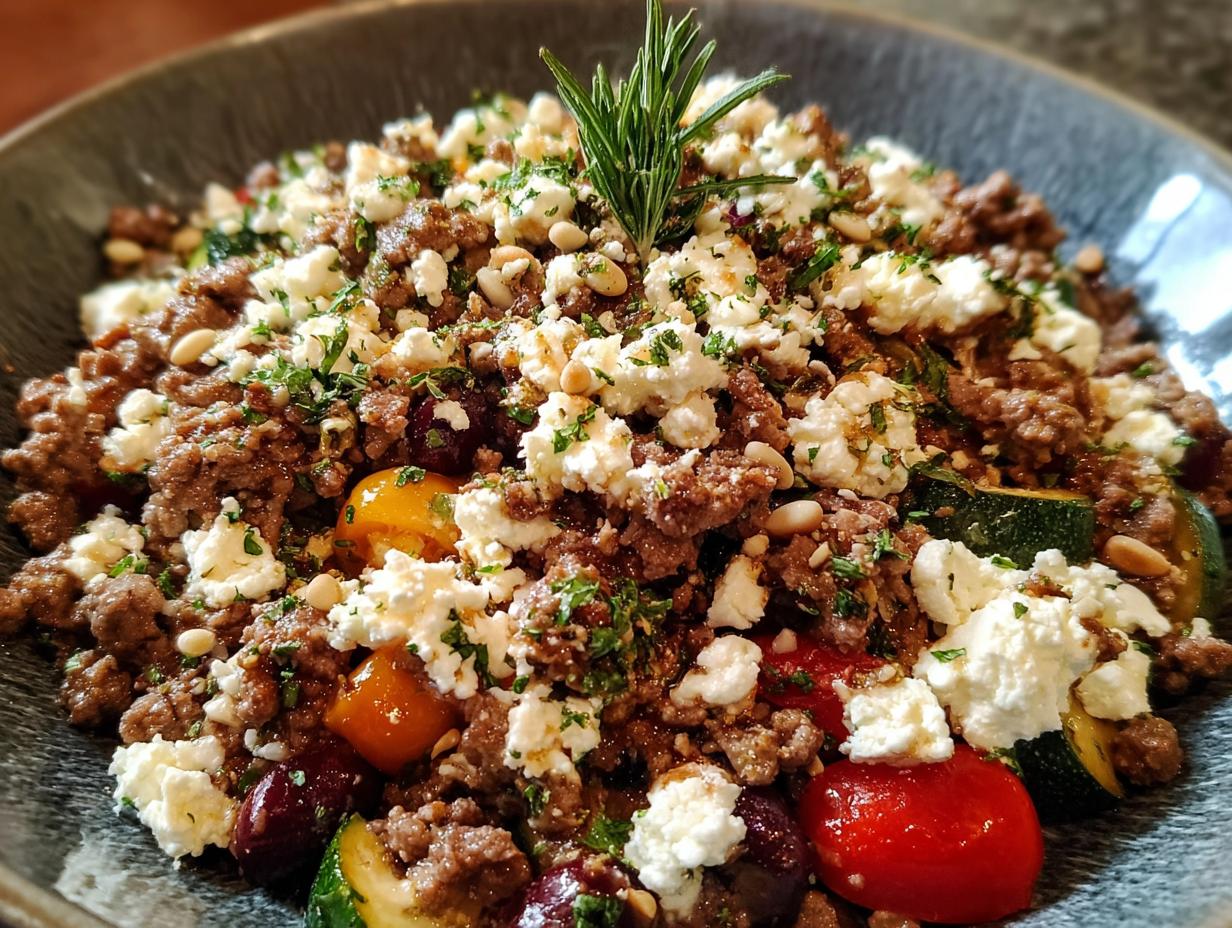 Mediterranean Ground Beef Stir: Quick & Flavorful - Mediterranean Ground Beef Stir - main visual representation