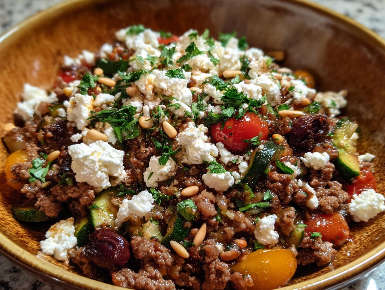 Mediterranean Ground Beef Stir: Quick & Flavorful - Mediterranean Ground Beef Stir - additional detail