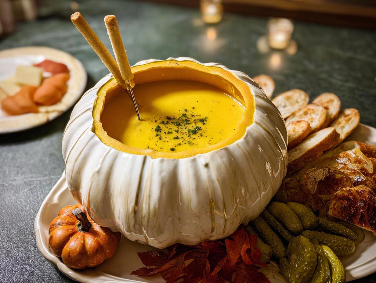 Pumpkin Fondue Bowl