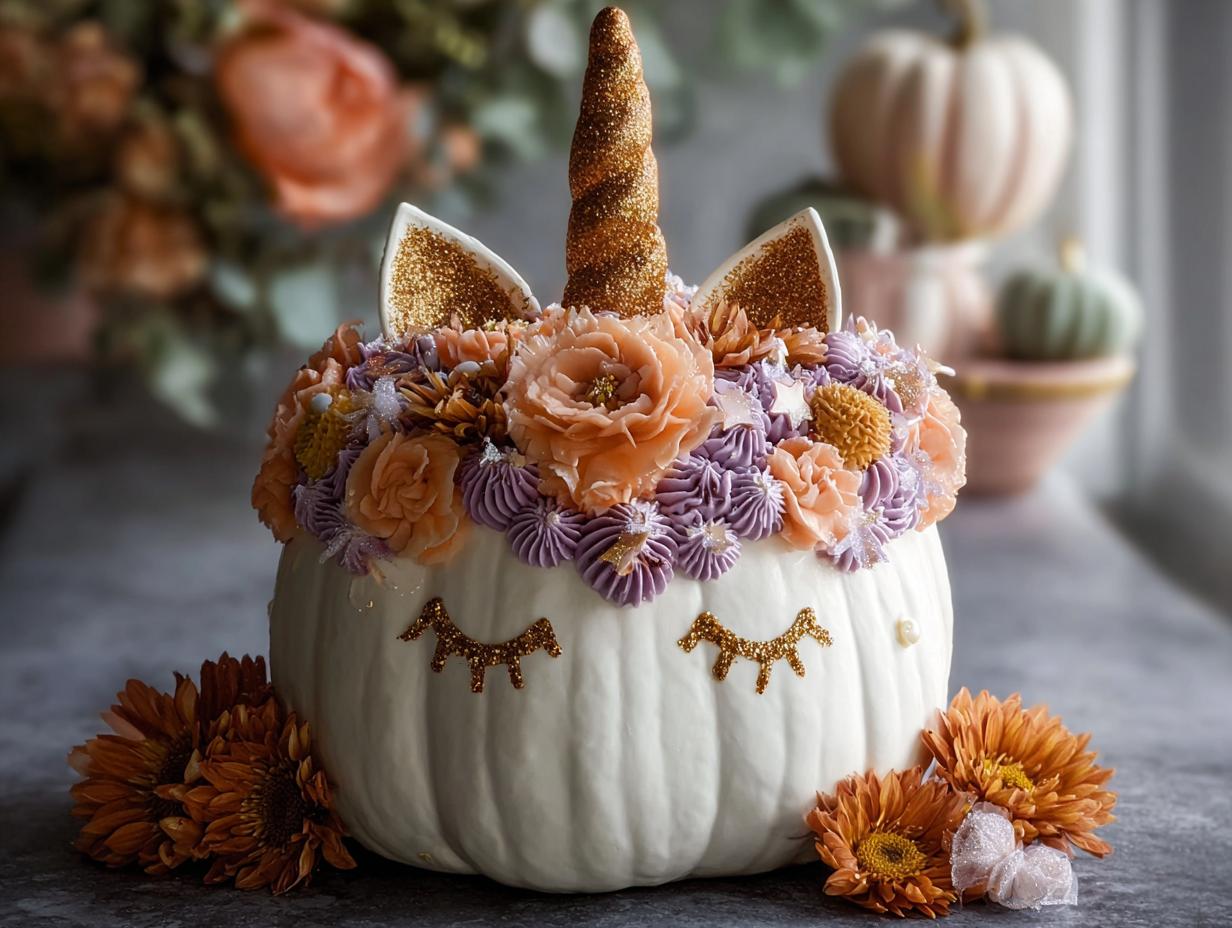 Pumpkin Unicorn Diy Fall