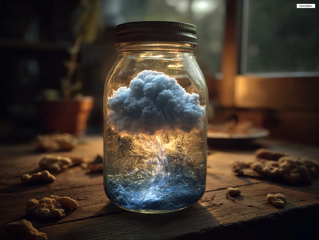 Rain Cloud Jar Science: 1 Amazing Weather Demo - Rain Cloud Jar Science - main visual representation