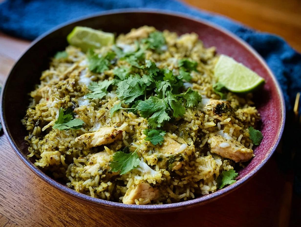Amazing Salsa Verde Chicken Rice: 1-Pan Wonder - Salsa Verde Chicken Rice - main visual representation