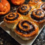 Spooky Cinnamon Rolls For