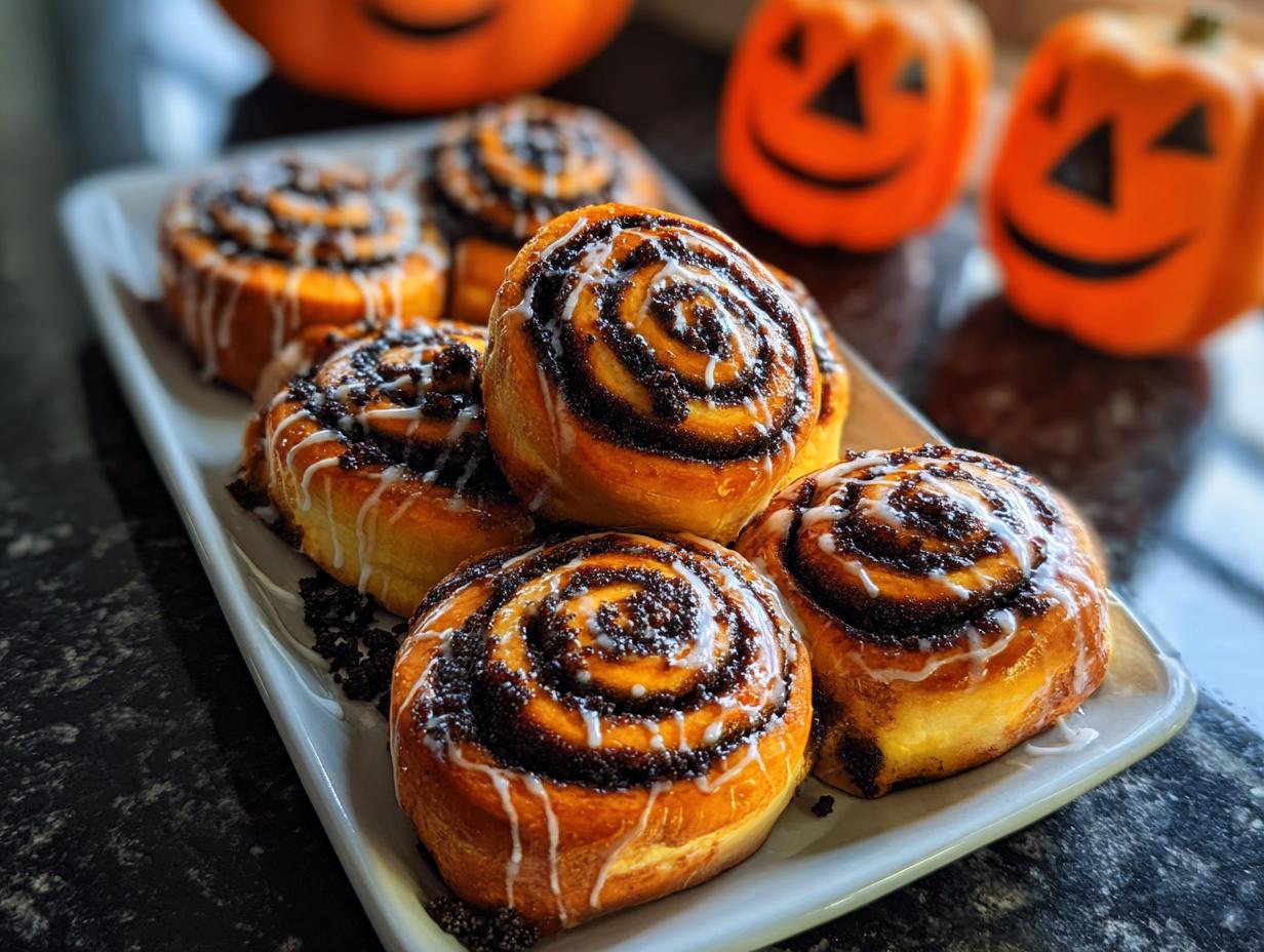 Spooky Cinnamon Rolls For Halloween: 1 Easy Treat - Spooky Cinnamon Rolls For - additional detail