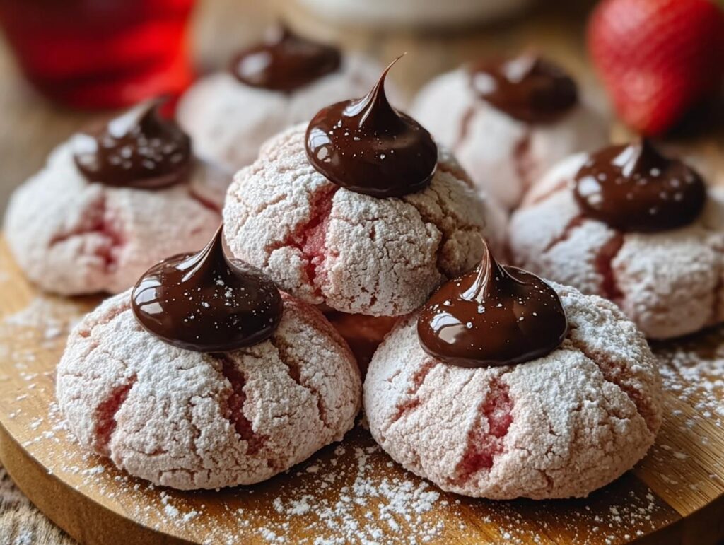 Strawberry Kiss Cookies