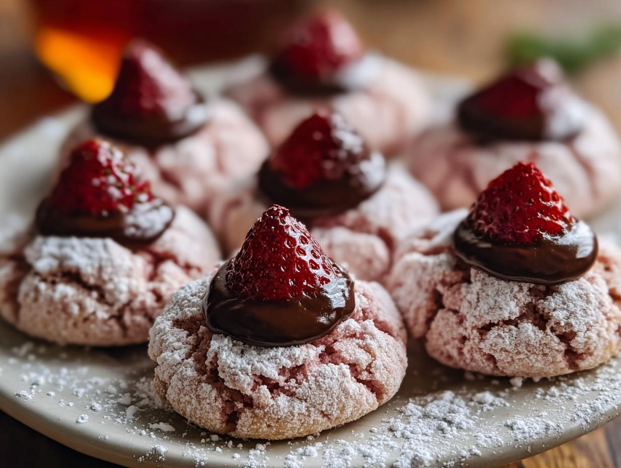 Strawberry Kiss Cookies: 1 Amazing Recipe - Strawberry Kiss Cookies - additional detail