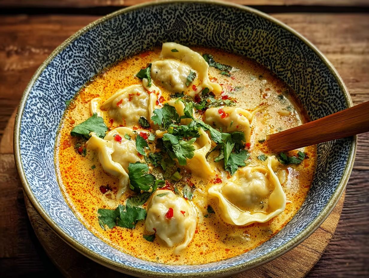 Thai Coconut Curry Dumplings: Flavorful 1-Pot Wonder - Thai Coconut Curry Dumpling - additional detail