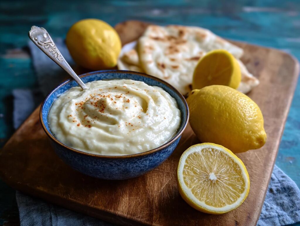 Toum Lebanese Garlic Sauce