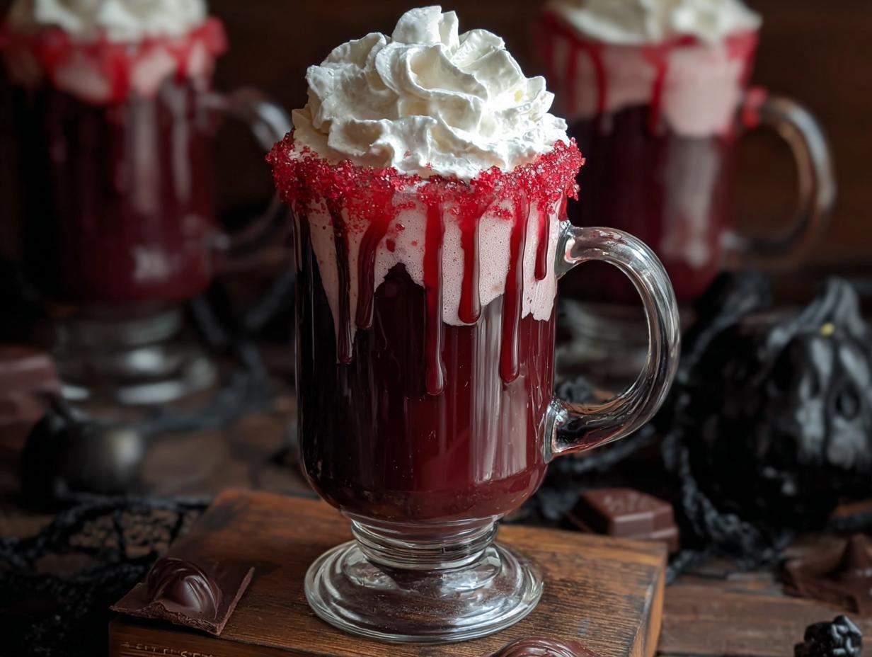 Vampire Hot Chocolate For Halloween: Spooky Goodness - Vampire Hot Chocolate For - additional detail