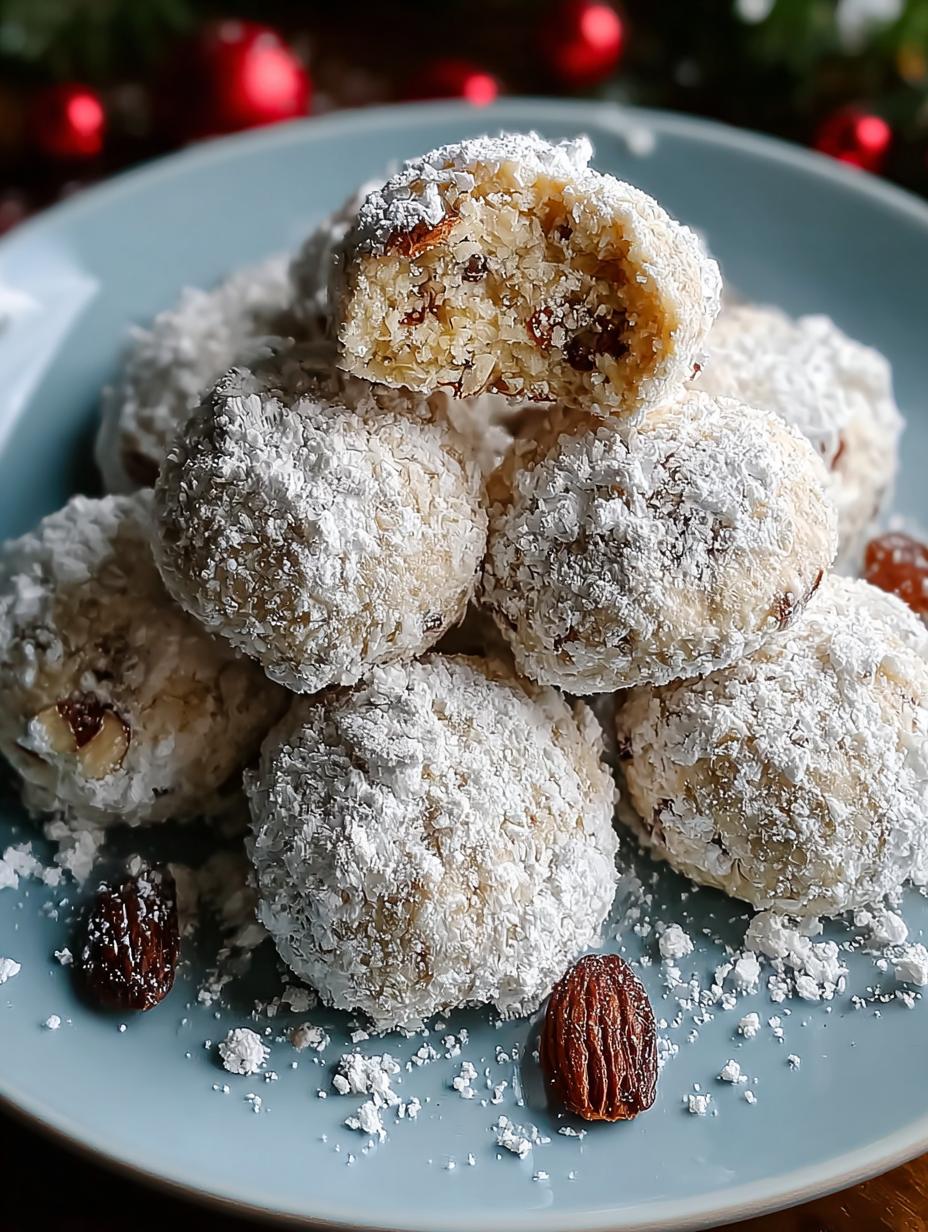 Melt-in-your-mouth Almond Snowball Cookies - Almond Snowball Cookies - main visual representation