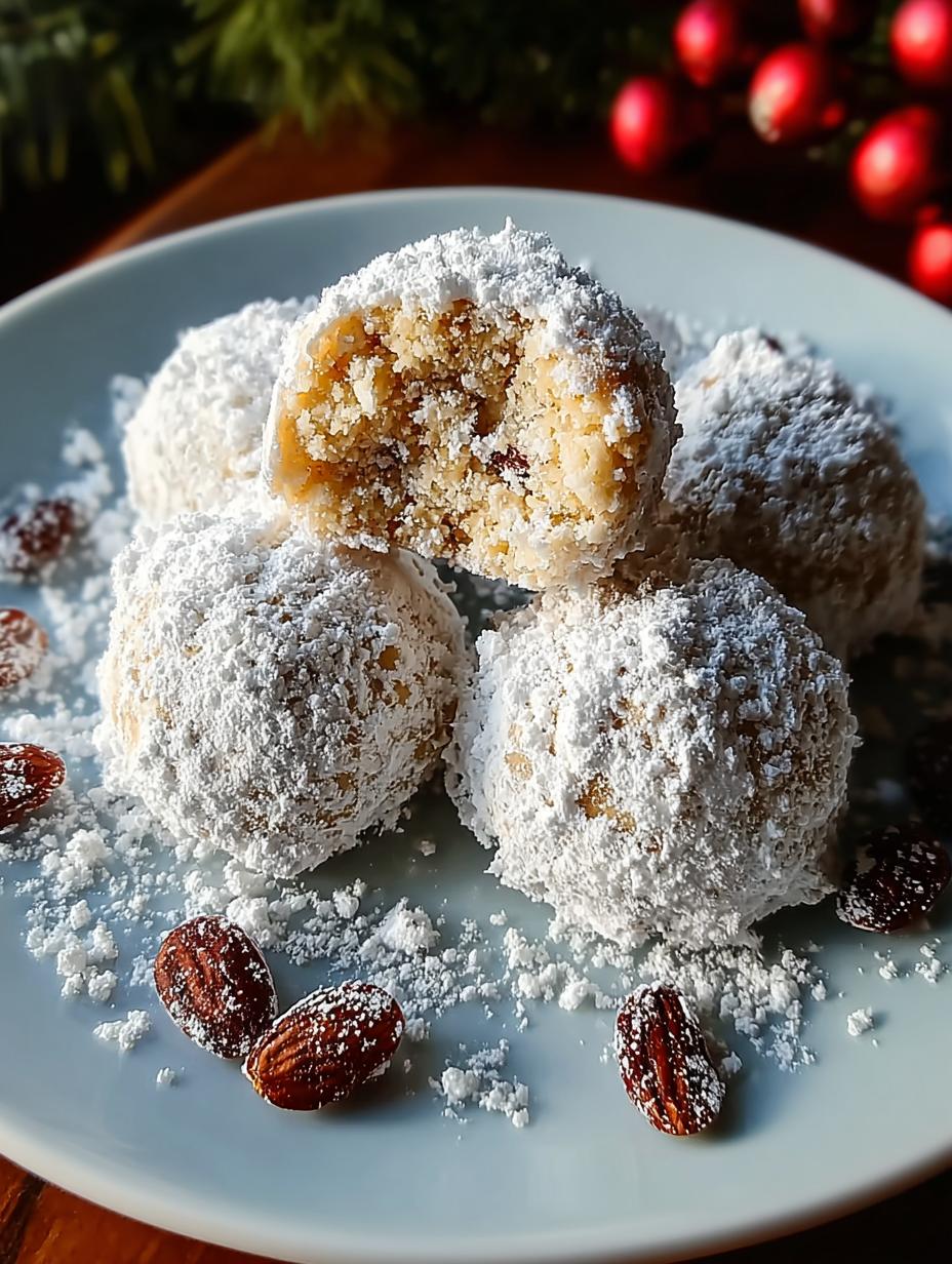 Almond Snowball Cookies