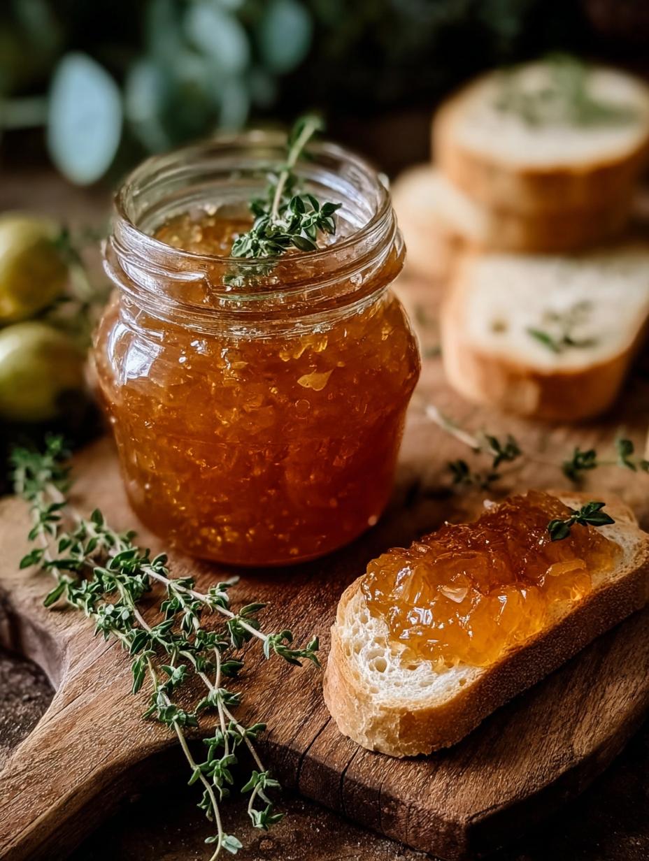 Amazing Apple Thyme Jam: Sweet & Savory Delight - Apple Thyme Jam - main visual representation