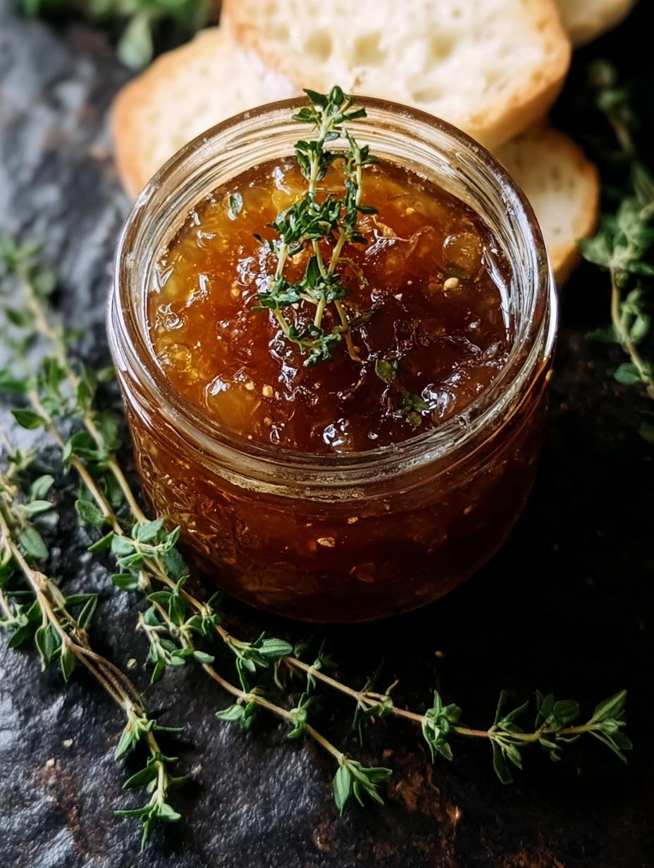 Amazing Apple Thyme Jam: Sweet & Savory Delight - Apple Thyme Jam - additional detail