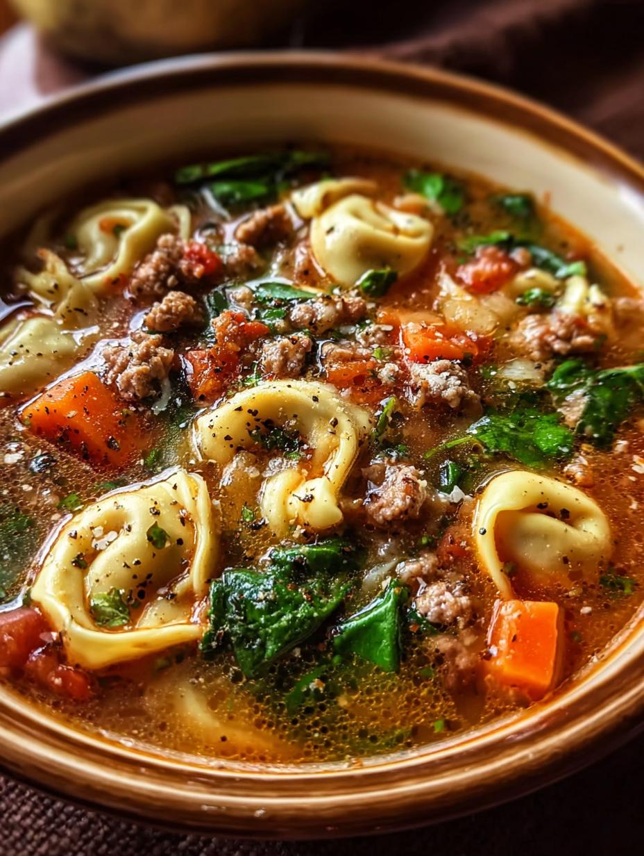 Autumn Tortellini Soup Sausage