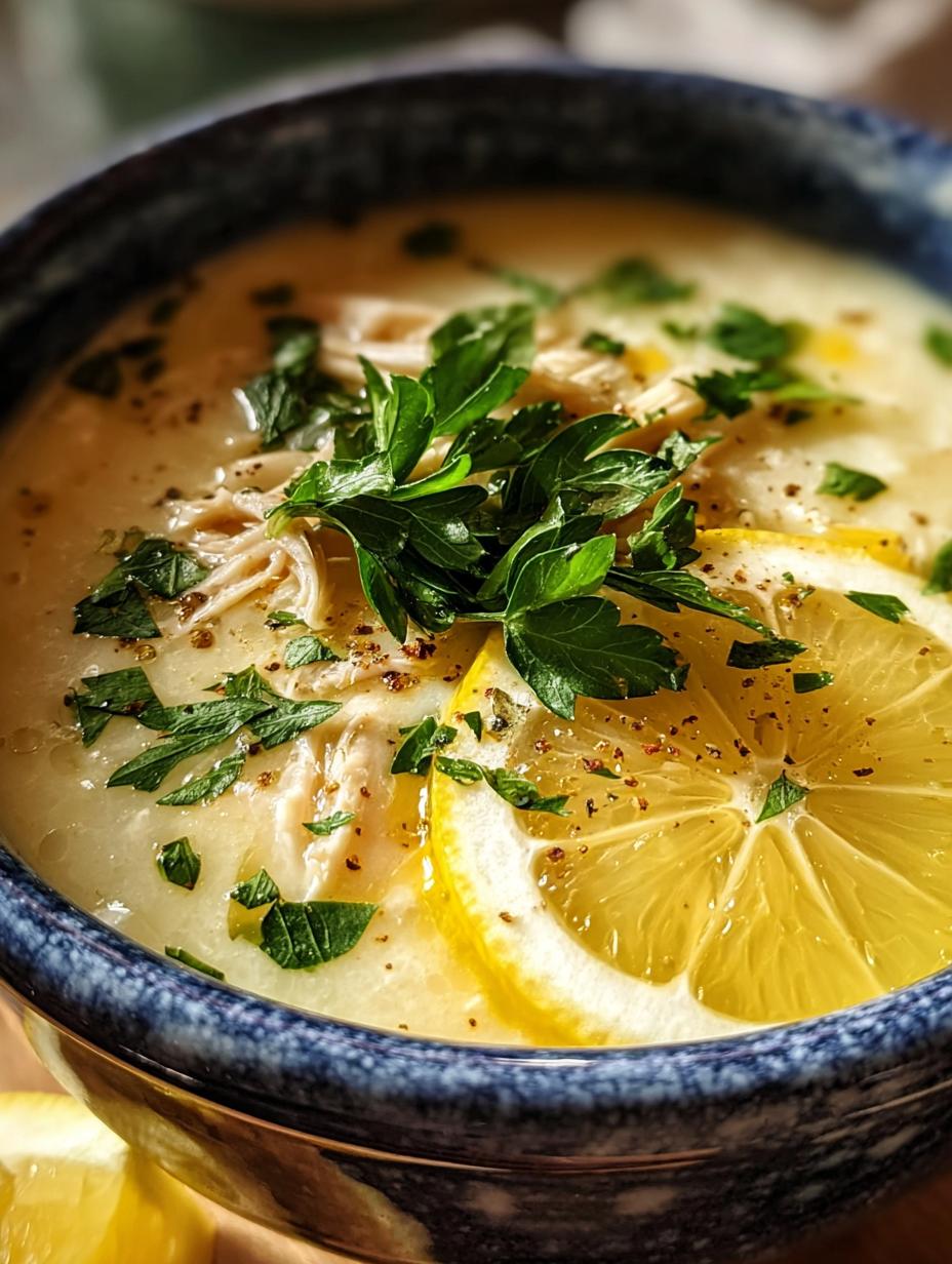 Avgolemono Soup Creamy Greek