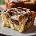 Baked Oatmeal Cinnamon Roll
