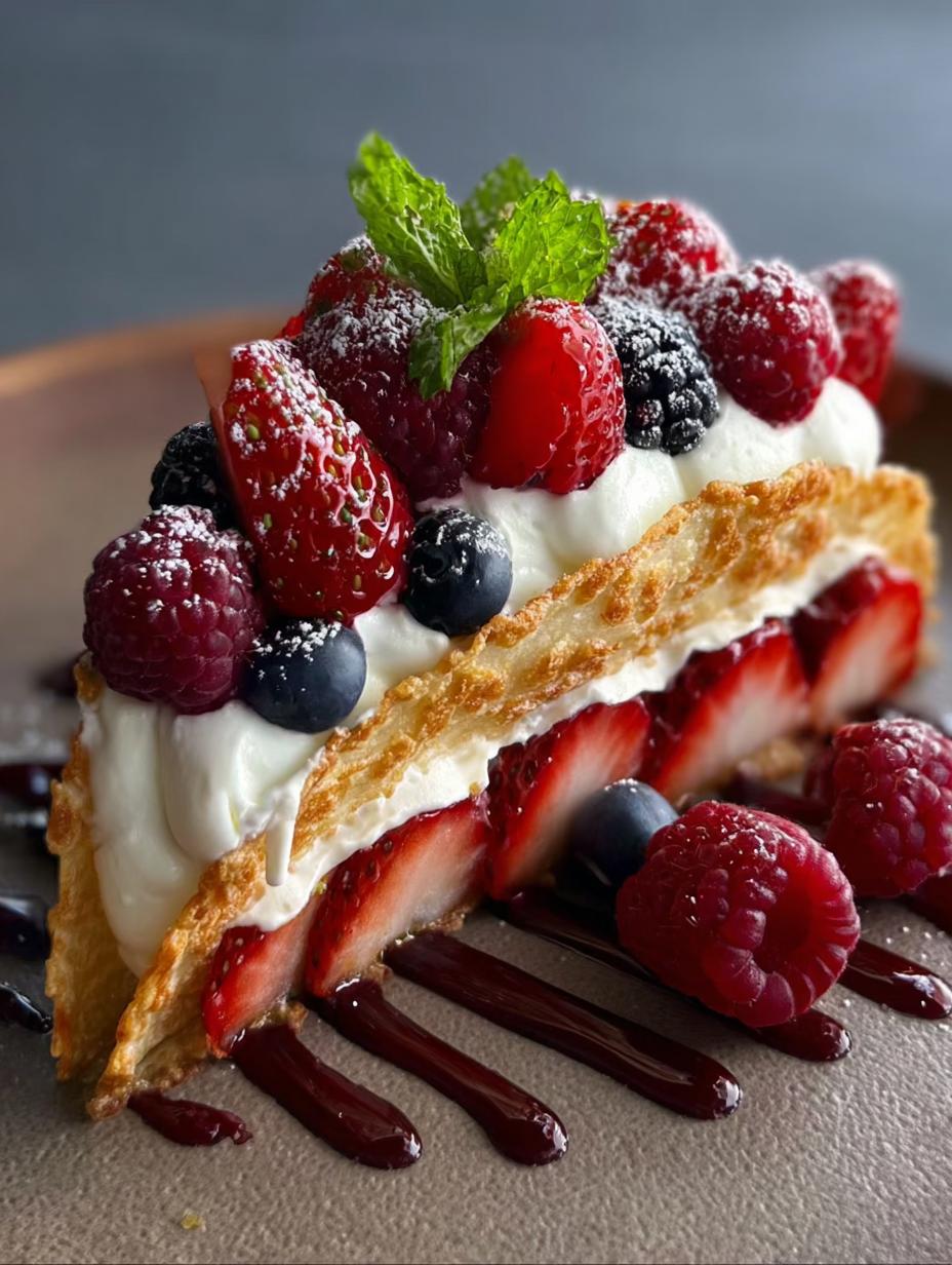 Berrylicious Cheesecake Tacos: Irresistible 1-Minute Treat - Berrylicious Cheesecake Tacos - main visual representation