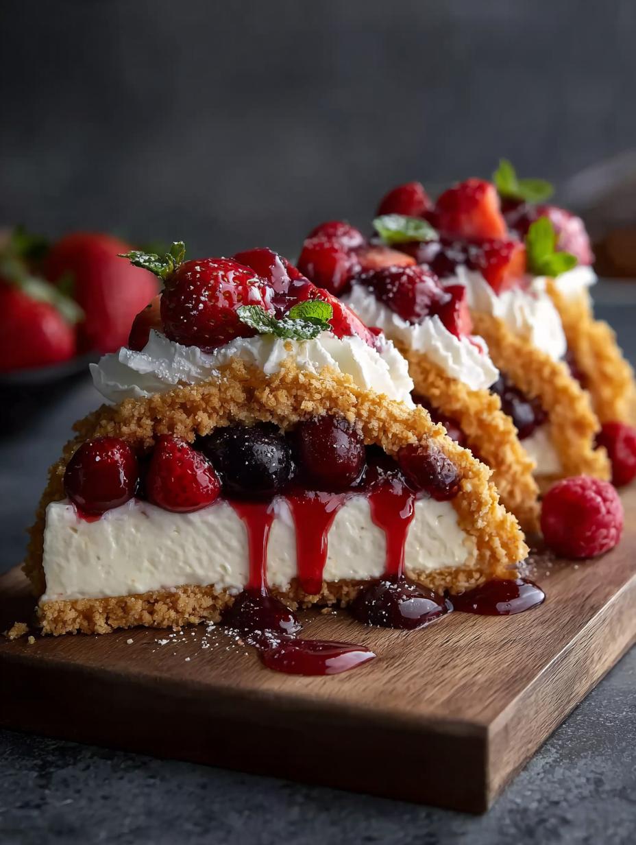 Berrylicious Cheesecake Tacos: Irresistible 1-Minute Treat - Berrylicious Cheesecake Tacos - additional detail