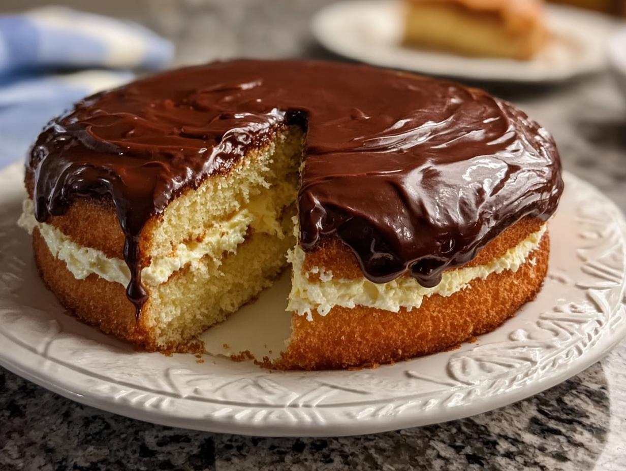 Amazing Boston Cream Pie: 1 Perfect Recipe - Boston Cream Pie - additional detail