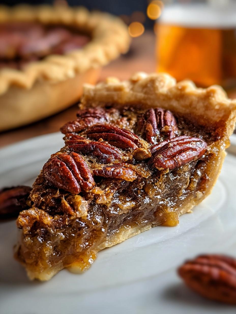 Bourbon Pecan Pie