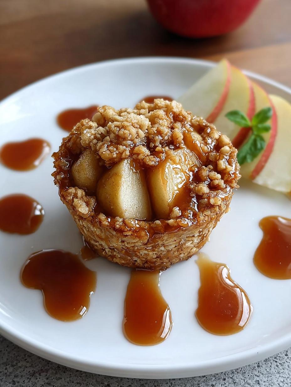 Buttery Apple Crisp Cups