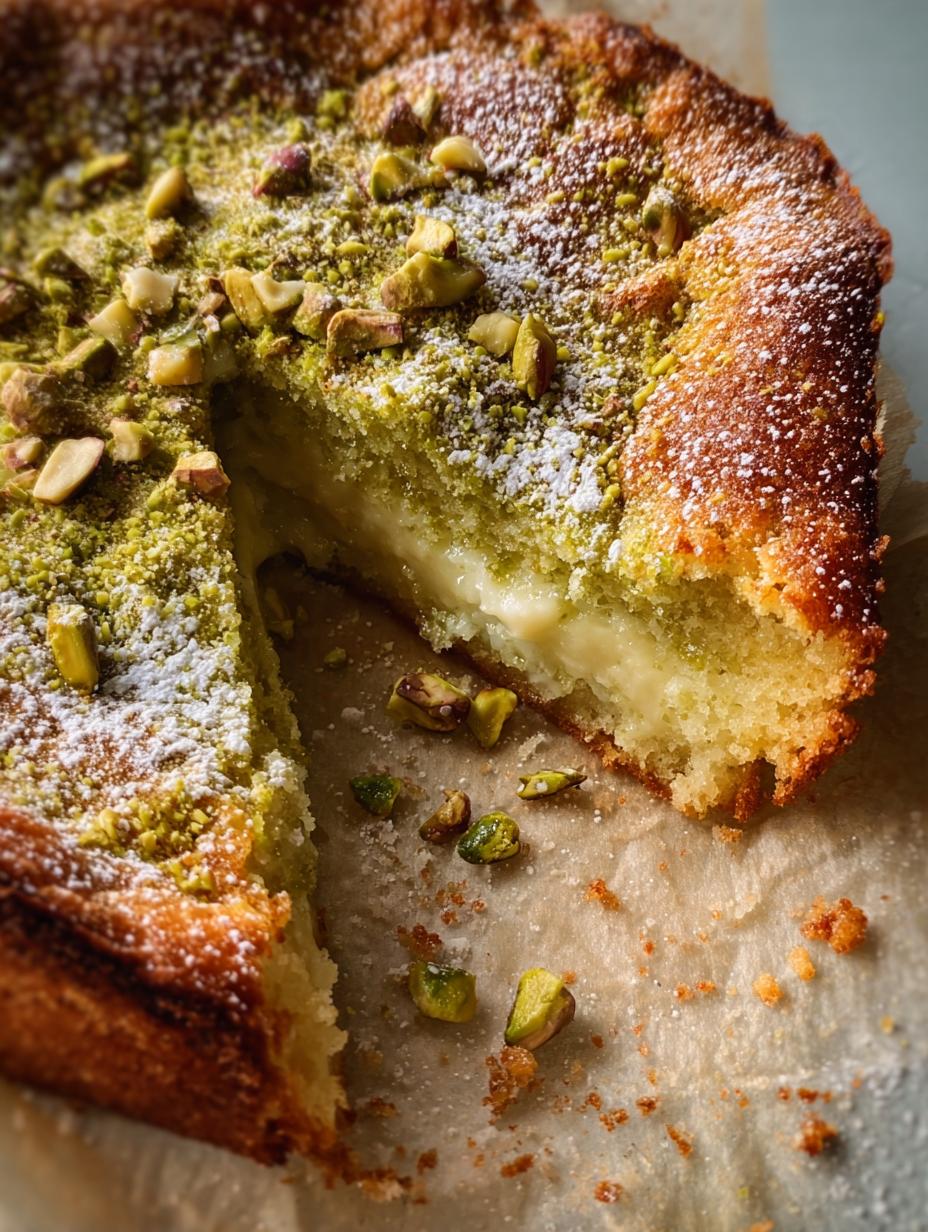 Buttery Pistachio Gooey Butter: Divine Dessert Recipe - Buttery Pistachio Gooey Butter - main visual representation
